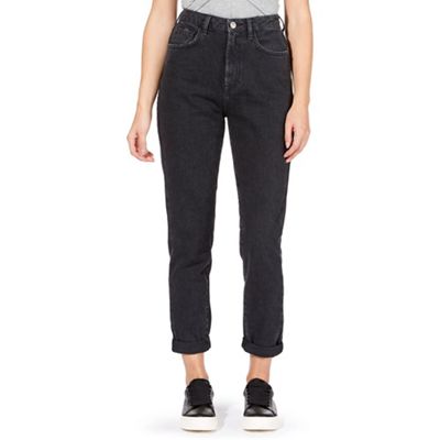 Red Herring Black ''Demi Mom' high waisted straight jeans